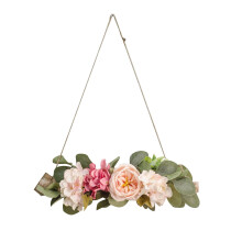 XIUH Woondecoratie Kunstbloemen Decoratie Stijl Decoratieve Bloemenkrans Muurhanger (E)