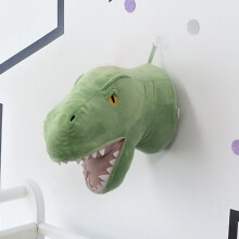 Lindo adorno de pared con forma de cabeza de peluche para la habitación de los niños, compatible con la decoración de la guardería y la sala de