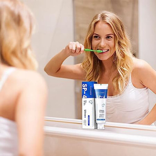 2 st Sp4Toothpaste Probiotisk tandkräm Tandkräm Fräsch andedräkt För alla orala problem Ljusare 2