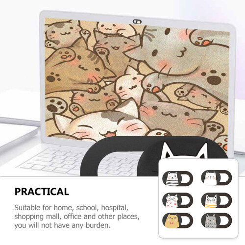 6pcs Webcam Cover Slide Phone Computer Camera Cover Slide Webcam Privacy Cover 1