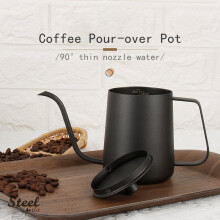 Cafetière en inox / cafetière à filtre 350 ml / 600 ml / bouilloire à filtre haut de gamme, bouilloire à café à poser sur la plaque de cuisson