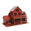Τρισδιάστατο παζλ DIY Villa, Συμβατό με Mega Bloks, Εκπαιδευτικό χάρτινο παζλ με 3