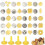 Cookie Press Stainless Steel Spritz Cookie Press,Icing Kit 5