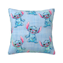 Kissenbezug mit Stitch-Motiv, dekorative Kissenbezüge für Sofa und Zuhause, fröhliche saisonale Sofakissenbezüge, 30 x 30 cm
