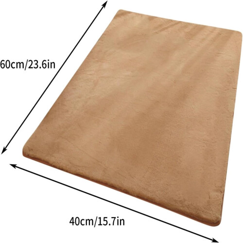 Χαλί JWDX, εξαιρετικά μαλακό βελούδινο χαλί 40*60cm για υπνοδωμάτιο και σαλόνι, 2