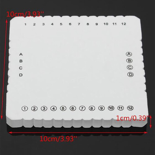 2Pcs Round Square Kumihimo Beading Cord Disc Disk Braiding Plate DIY Braid School Office Essentials 2