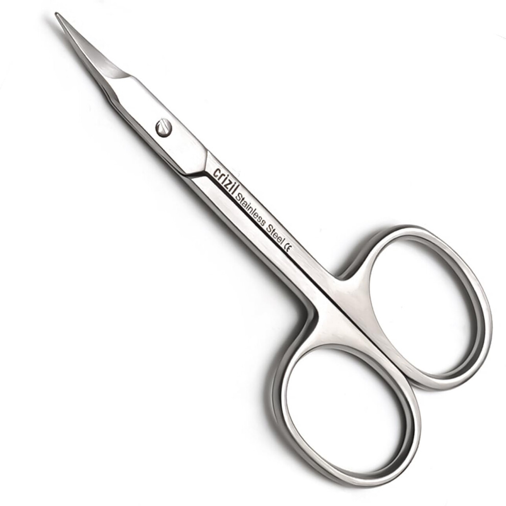 Cuticle Scissors Stainless Steel with Precision Curved Blades for Manicure Pedicure and Nails