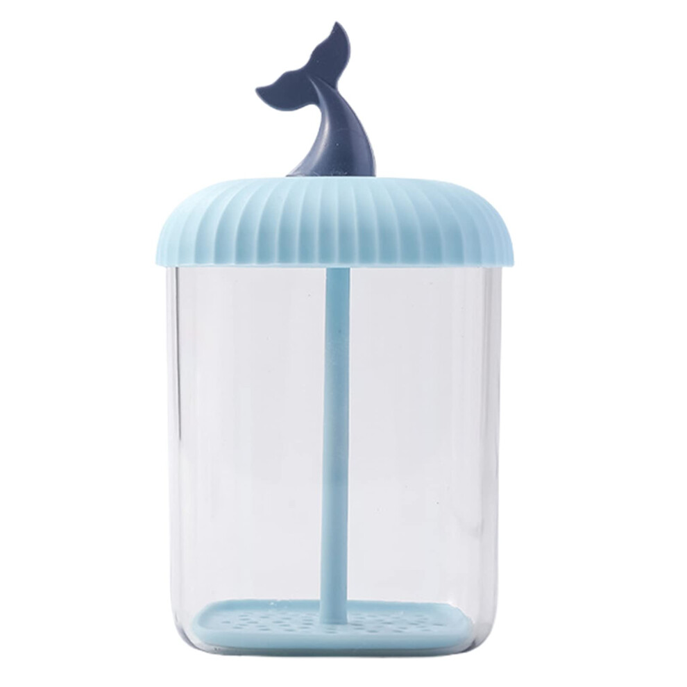 Blue Face Cleansing Foam Maker With Rich Creamy Lather, Compact Handheld Facial Foaming Cup,
