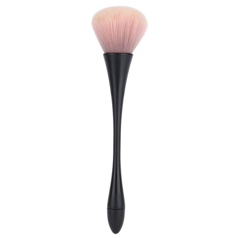 Nail Dust Brush with Soft SkinFriendly Bristles, Ergonomic Long Handle for Professional Manicure