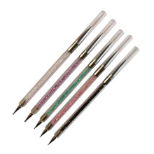 DoubleHead Nail Art Pen Set with Long Handle Brushes, 5pcs Professional Manicure Kit for DIY Designs