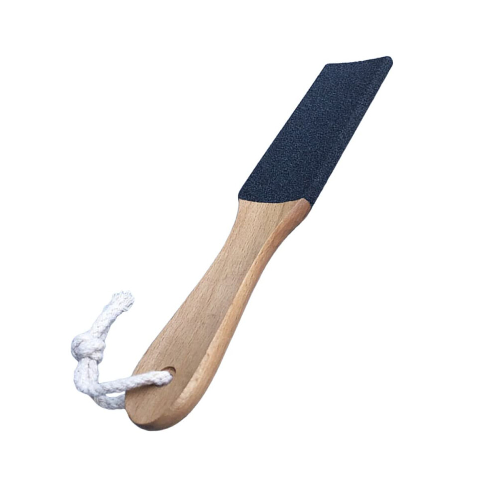 Foot Callus Remover DoubleSided Foot File with Ergonomic Wooden Handle for Pedicure Care