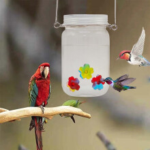 Capino Fensterhalterung für Kolibri-Futterhäuschen aus Kunststoff – Kolibri-Futterhäuschen für den Außenbereich – Hängendes transparentes