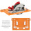 Cutting Machine Base Plate 28x25cm for Circular Saw, 19cm Cut Width 7