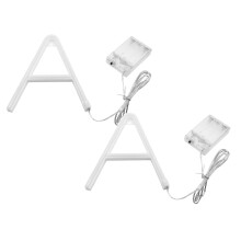Xubond Premium Eletrodomésticos, Letras Luminosas de LED em Plástico, Luzes de LED Rosa Quente para Decoração de Quarto