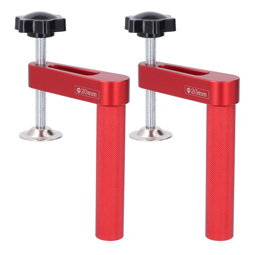 Compact 2Pcs Aluminium Bench Dog Clamp 20Mm With 600Lbs Clamping Power 5061381206011