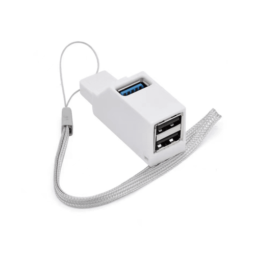 Προσαρμογέας επέκτασης USB3.0HUB Mini Splitter Box3Ports για υπολογιστή, φορητό υπολογιστή, 2
