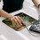 Mousepad quadrado de 21 x 25 cm (8,3 x 9,8 polegadas), com estampa de tucano, ideal para jogos em laptops, com borda costurada e base de borracha 7