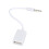 ckepdyeh 3.5mm αρσενικό βύσμα AUX ήχου σε USB2.0 θηλυκό μετατροπέα καλωδίου αυτοκινήτου MP3 4