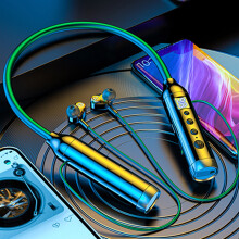 Ακουστικά με κρεμαστό λαιμό Avtoify 5.3 Bluetooth με μείωση θορύβου, ψηφιακή οθόνη LED για