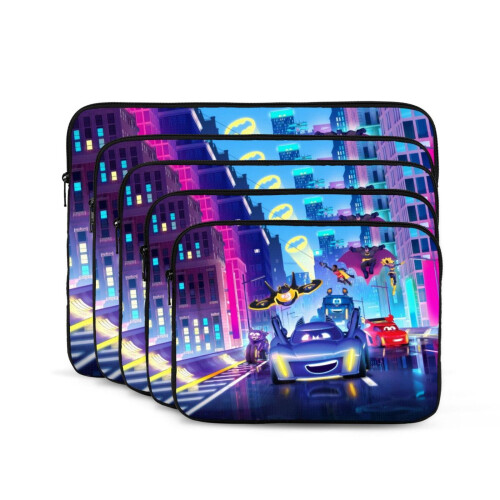 Capa para Notebook Batwheels, Capa Protetora Antichoque com Bolso para Acessórios, Capa Tipo Pasta para Transporte, 10 12 13 15 17 Polegadas 2