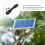 Cable de extensión de 10 metros con conector CC para lámpara solar 6