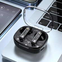 Txmfgh draadloze oplaadcase voor Bluetooth 5.3-oortjes: superieur geluid, aanraakbediening, stabiele verbinding, ideaal voor sport en muziek.