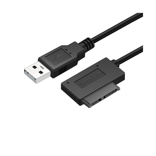 Adaptateur USB 35 cm PC6P+7P CD DVD SATA vers USB 2.0 1