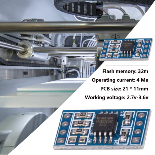 Compre agora o módulo de memória W25Q32B de alta capacidade com interface para módulos de memória e componentes eletrônicos. 1