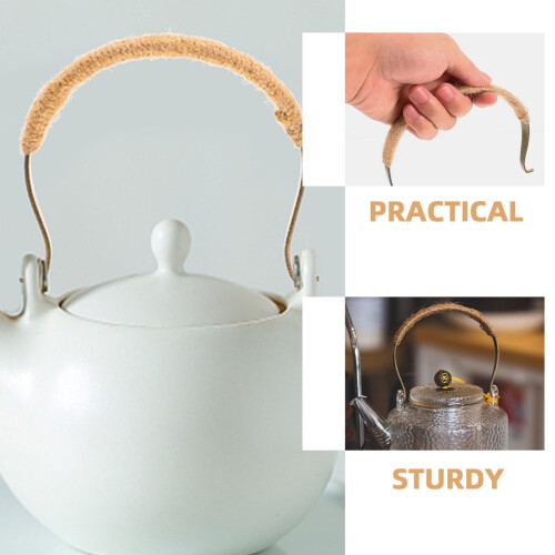 2pcs Water Kettle Handle Tea Kettle Handle Retro Tea Kettle Handle Vintage Tea Kettle Handle (L) 2