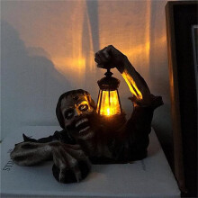 QISIWOLE Halloween dekorácia Zombie lampáše Živicová socha Realistická hororová socha Záhradné ozdoby Remeslá Zľava!