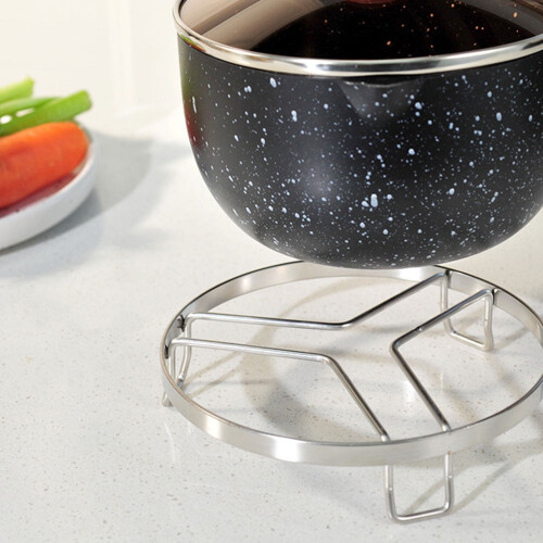 Roasting Rack Heat-resistant Steaming Vegetable Steamer Cooling Egg Kitchen Basket 1
