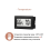 Mini Digital Indoor Thermohygrometer, Black 3