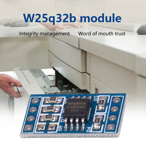 Compre agora o módulo de memória W25Q32B de alta capacidade com interface para módulos de memória e componentes eletrônicos. 2