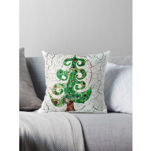 AIVO Julklapp med Knister Örngott Kuddfodral Soffa Två Sidor