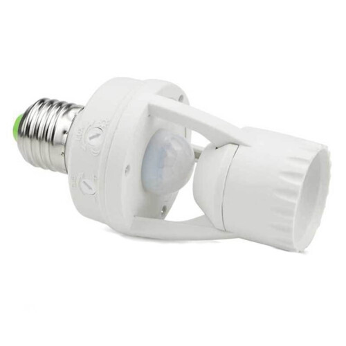 Λάμπα E27LED Βάση λάμπας Διακόπτης υποδοχής φωτός Αισθητήρας κίνησης PIR υπερύθρων