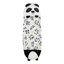 Saco de dormir infantil plegable estilo panda durmiendo, resistente a las patadas.