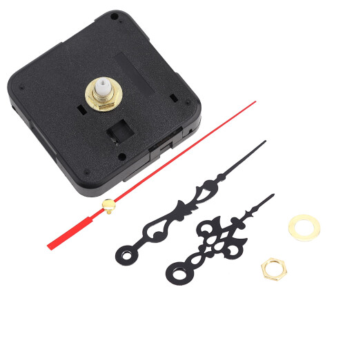 Mecanism de ceas cu cuarț, mecanism de ceas DIY negru cu 3 indicatori