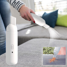 QuLuJing Staubsauger für Zuhause, Handstaubsauger, Tischstaubsauger, Starke Saugkraft, Kleiner Mini-Staubsauger mit kabelloser USB-Ladefunktion für