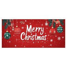 Kerstbanner voor garagedeur, grote hangende deurbekleding, kerstdecoratie voor de garagemuur, buitendecoratie voor de feestdagen.