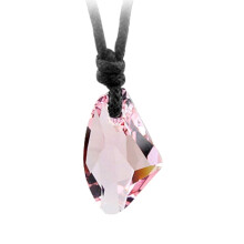 Collana con ciondolo regolabile in finta cristallo per uomo e donna, gioiello regalo alla moda.