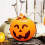 Πλαστικός κουβάς κολοκύθας HeeHom για το Halloween, φορητός κουβάς με γλυκά για 6