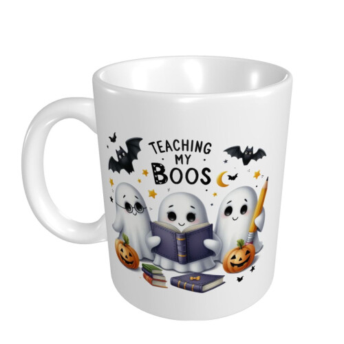 Κούπα Teaching My Boos Comics Κούπα καφέ για κακάο, τσάι, ποτά | Holds12Ounces Κεραμική κούπα 1