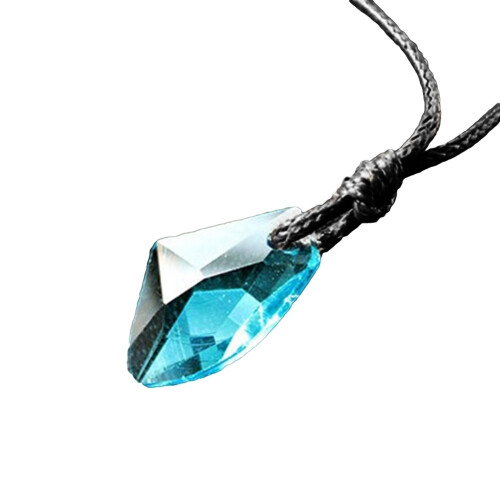 Μόδα Άνδρες Γυναικεία Faux Crystal Μενταγιόν Ρυθμιζόμενο Κολιέ με Σχοινί Κοσμήματα 1