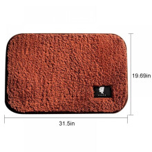 Tapete de Banho Patgoal 19,68*31,49 pol/23,62*35,43 pol, Tapete Antiderrapante para Piso Interno e Externo, Tapete de Chuveiro Macio e Absorvente