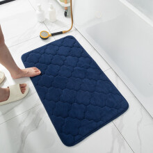 Tapete de entrada Quinlirra para banheiro, com estampa de esponja viscoelástica, lavável à máquina, macio e absorvente. Ideal para presentear no