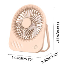 FloHua 7in USB Fan, Strong Wind & Ultra Quiet, 3 Speeds, Foldable Desk Fan, USB Powered, for Home Office, Graduation Gifts