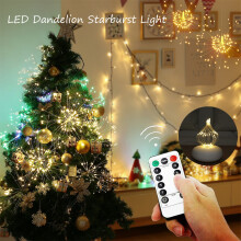 YiFudd180-LED dimbare sterrenlichtslinger voor buiten, perfect voor decoratie