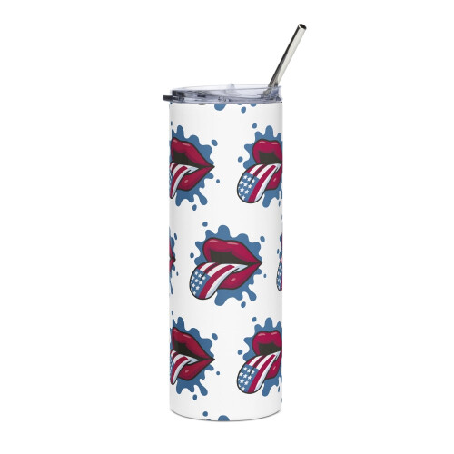 Ποτήρι από ανοξείδωτο ατσάλι USA Drinks (λευκό)
