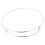 Pulseira feminina simples, ajustável e versátil, com fecho deslizante. 7