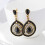 Boho kvinner Rhinestone vanndråpe dingle øredobber festsmykker gave 3